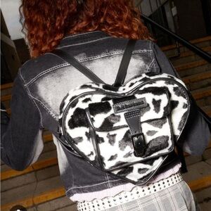 Dr Marten cow print backpack / purse
